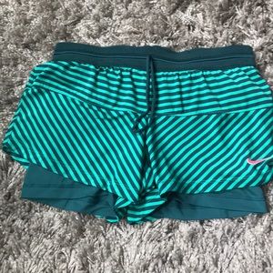 Nike Dri Fit shorts with spandex shorts